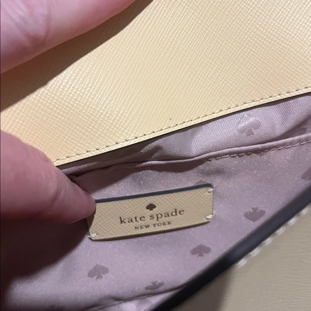 Kate Spade Laurel Way Greer Crossbody Bag in Daybreak/ Pale Yellow - Picture 10 of 12